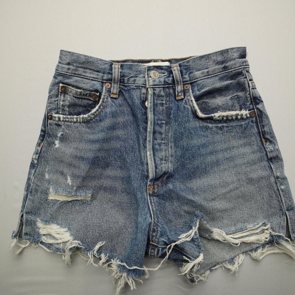 AGOLDE Dee Jean Shorts in Turmoil‎ Size 24 - Picture 5 of 13